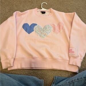 Pink and Blue Christian Women's Sweatshirt